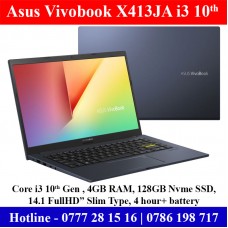 Asus Vivobook X413JA i3 10th Gen Laptops Price Sri Lanka